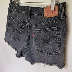 Levi’s black cutoff shorts (see video try on!!)